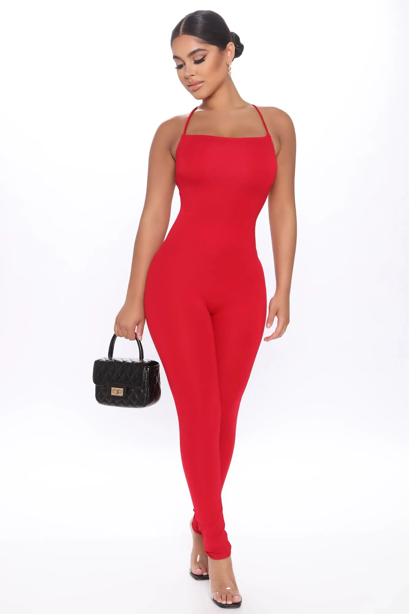 Aim Right Jumpsuit - Red