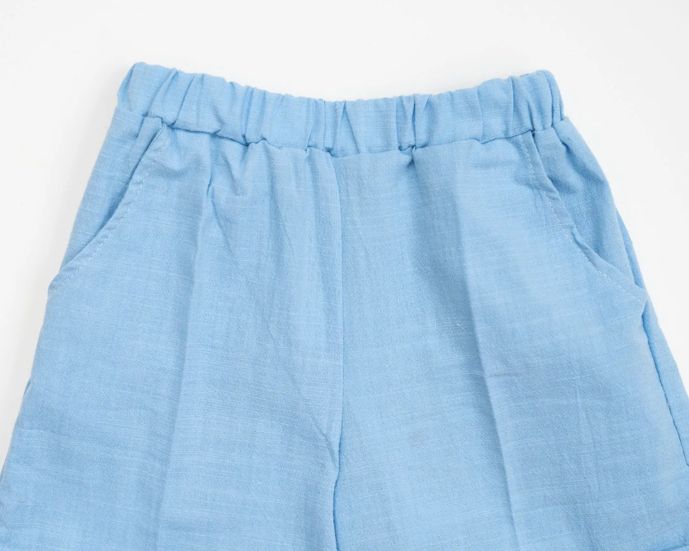 Blue Cotton Beach Shorts Baby Toddler Kids