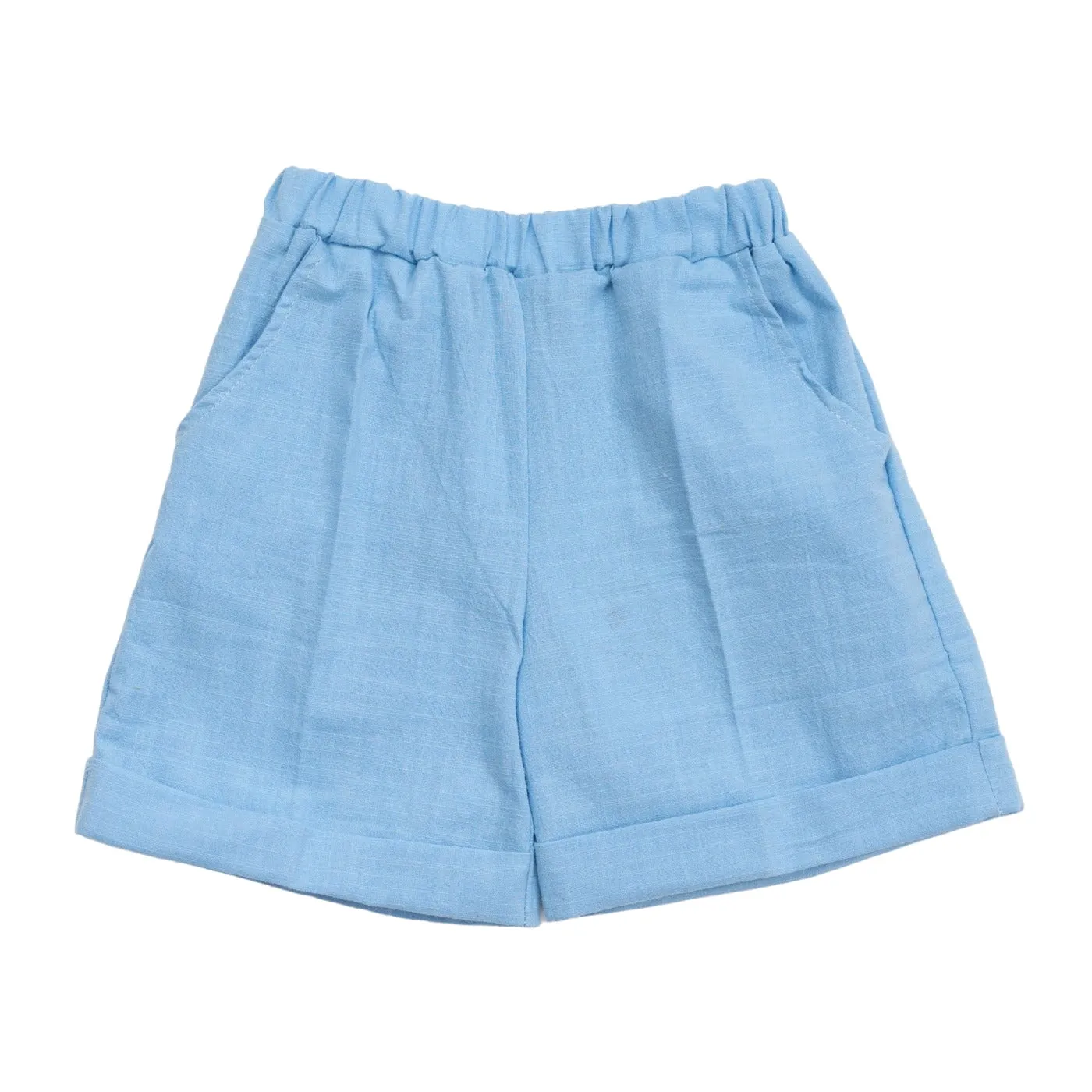 Blue Cotton Beach Shorts Baby Toddler Kids