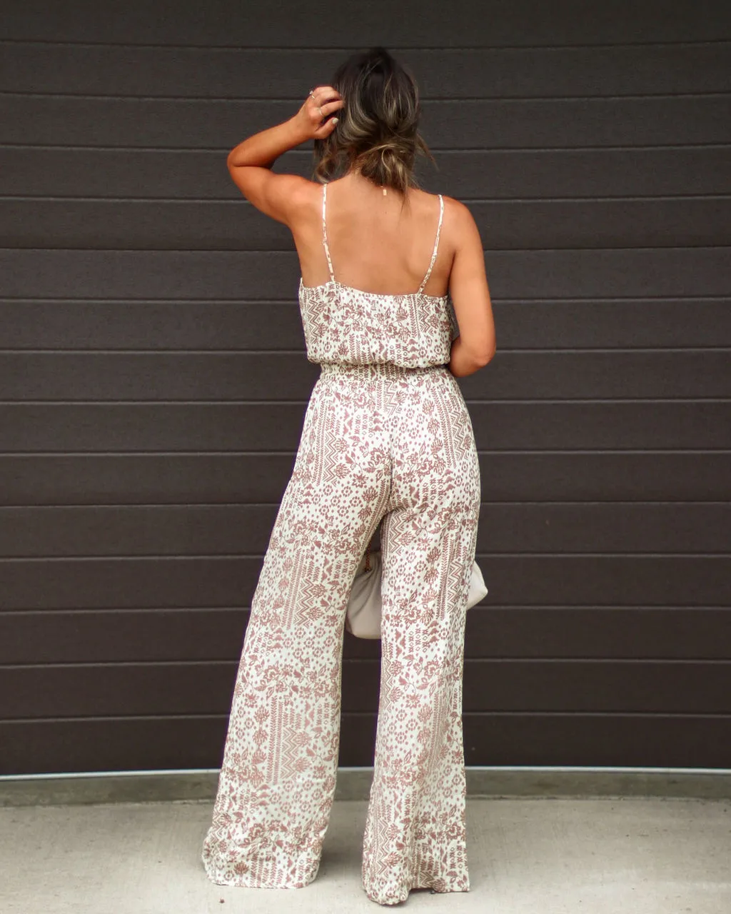 Brighton Beach Sleeveless Printed Jumpsuit