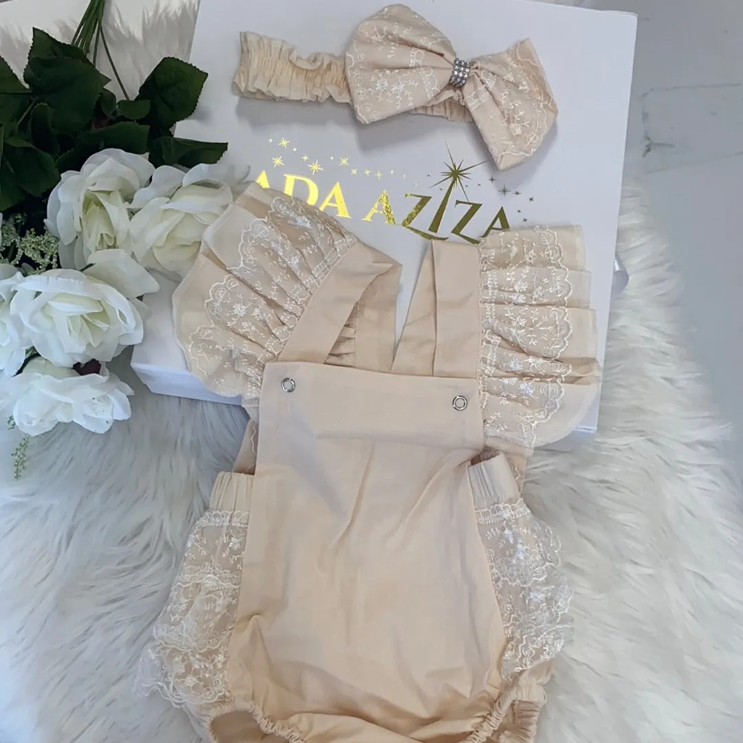 Champagne color Romper