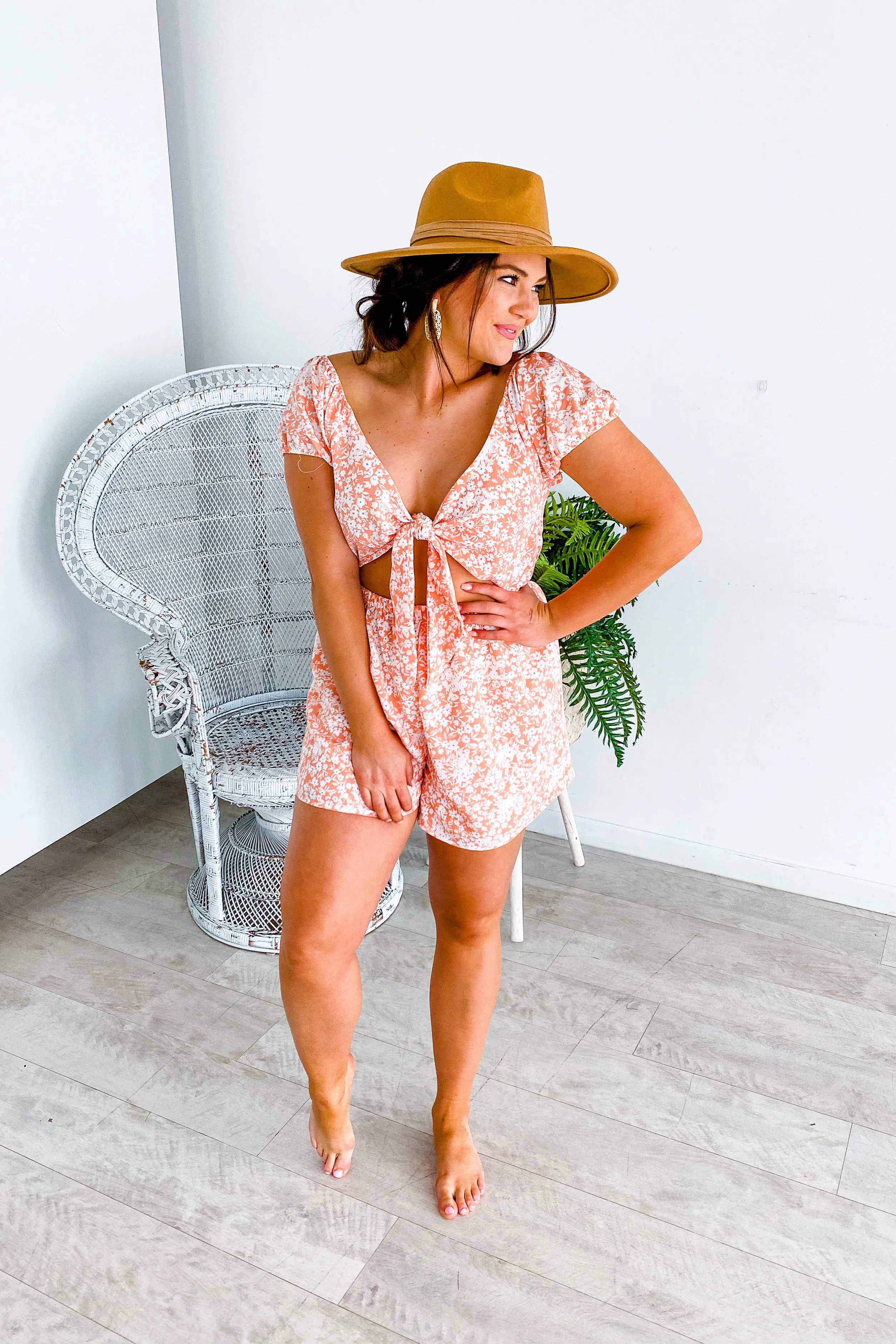 Everly Floral Romper