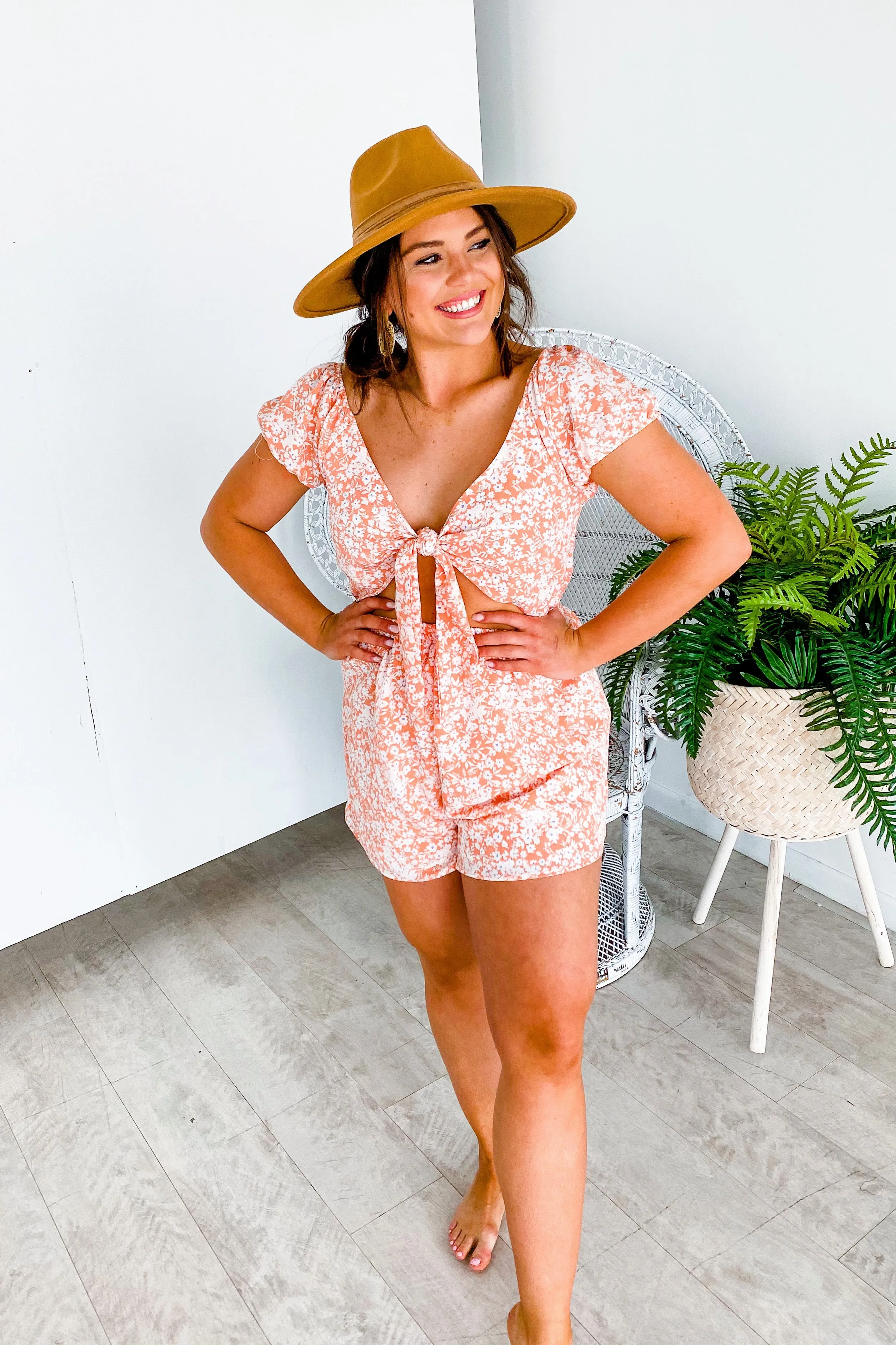 Everly Floral Romper