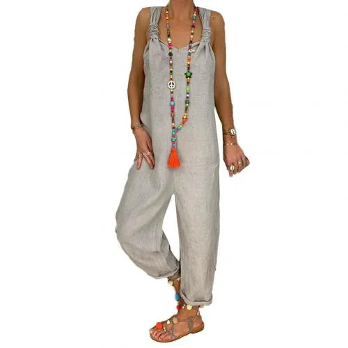 Funki Buys | Pants | Women's Knotted Strap Bib Style Overalls