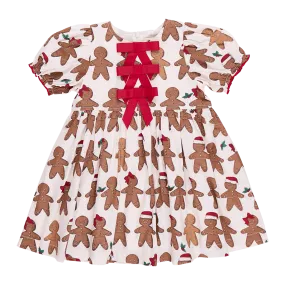 Girls Dresses | Gingerbread Cookie | Pink Chicken