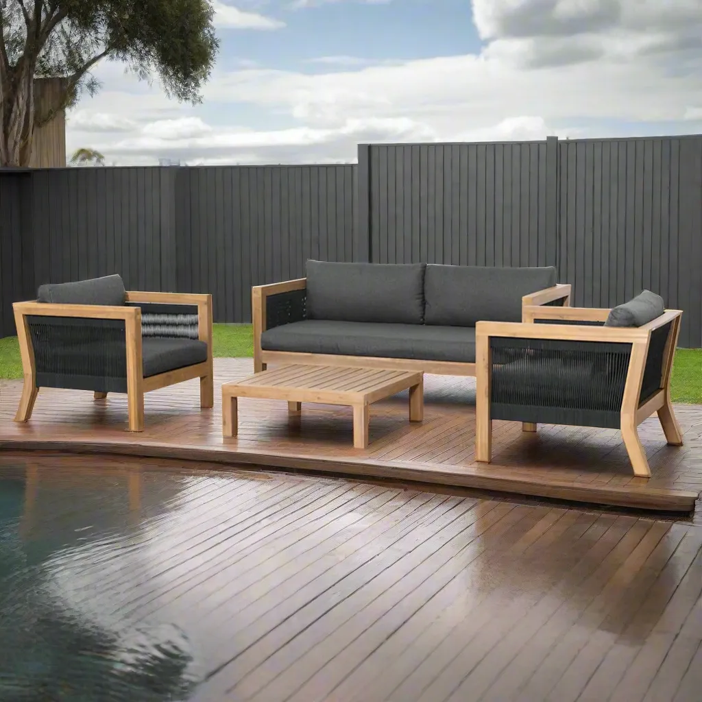 Halle 4pcs Outdoor Lounge Set