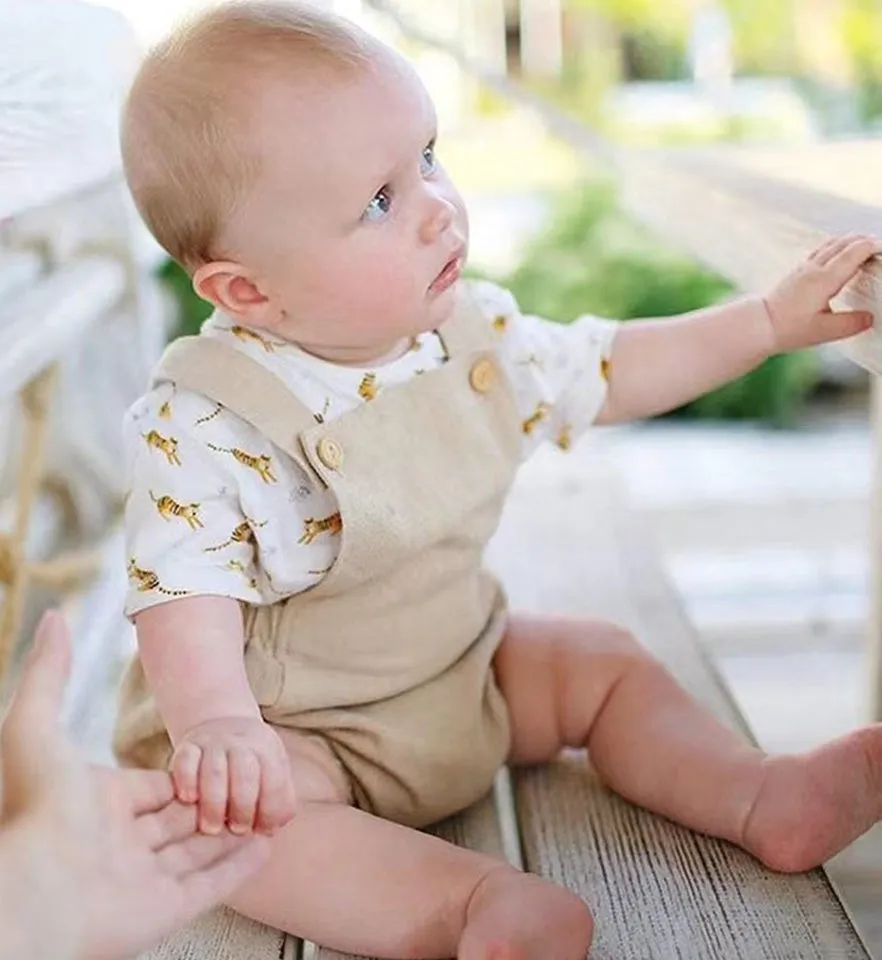 Linen Romper Suit