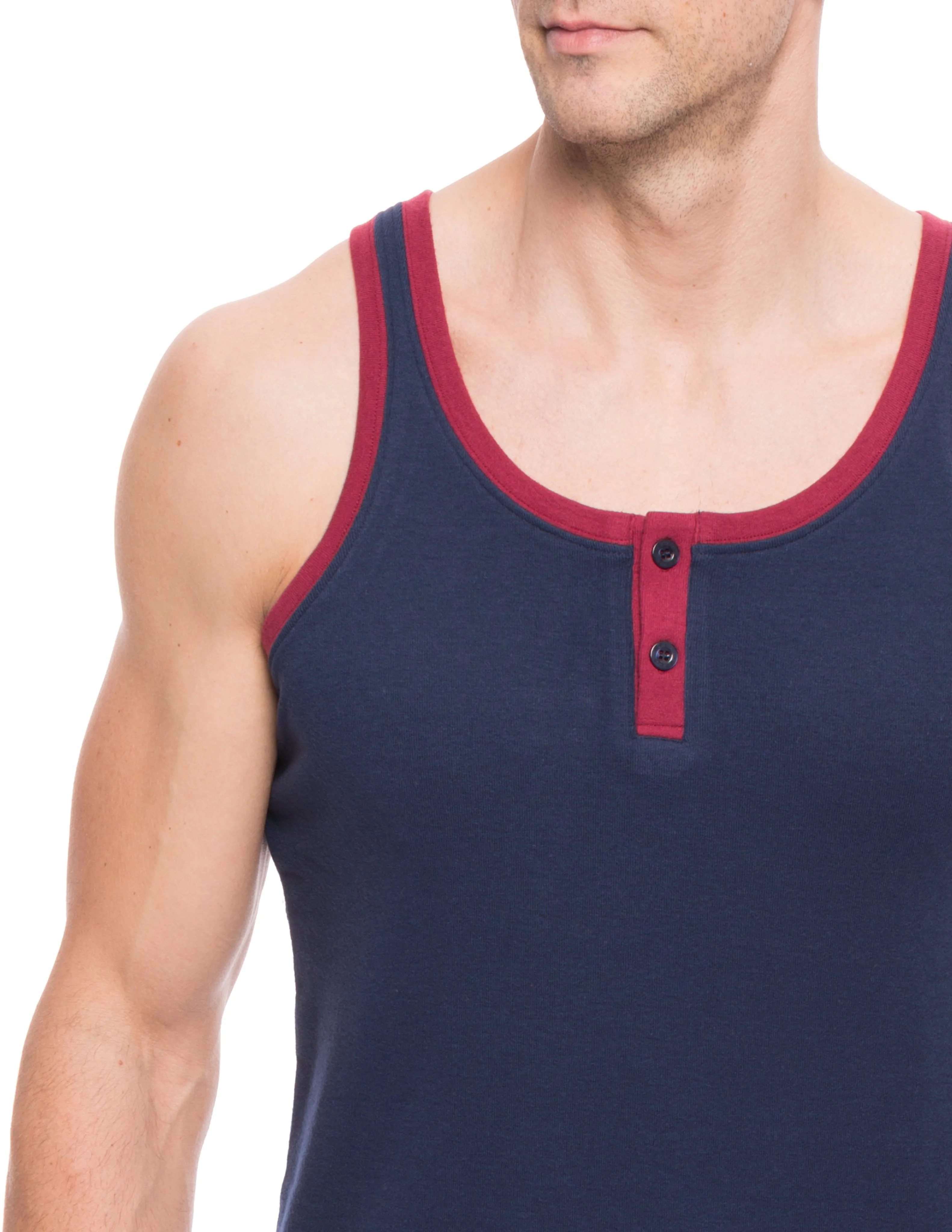 Men's Premium Cotton Boxer Tank Top Lounge Set