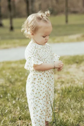 Mini Hazel Smocked Romper