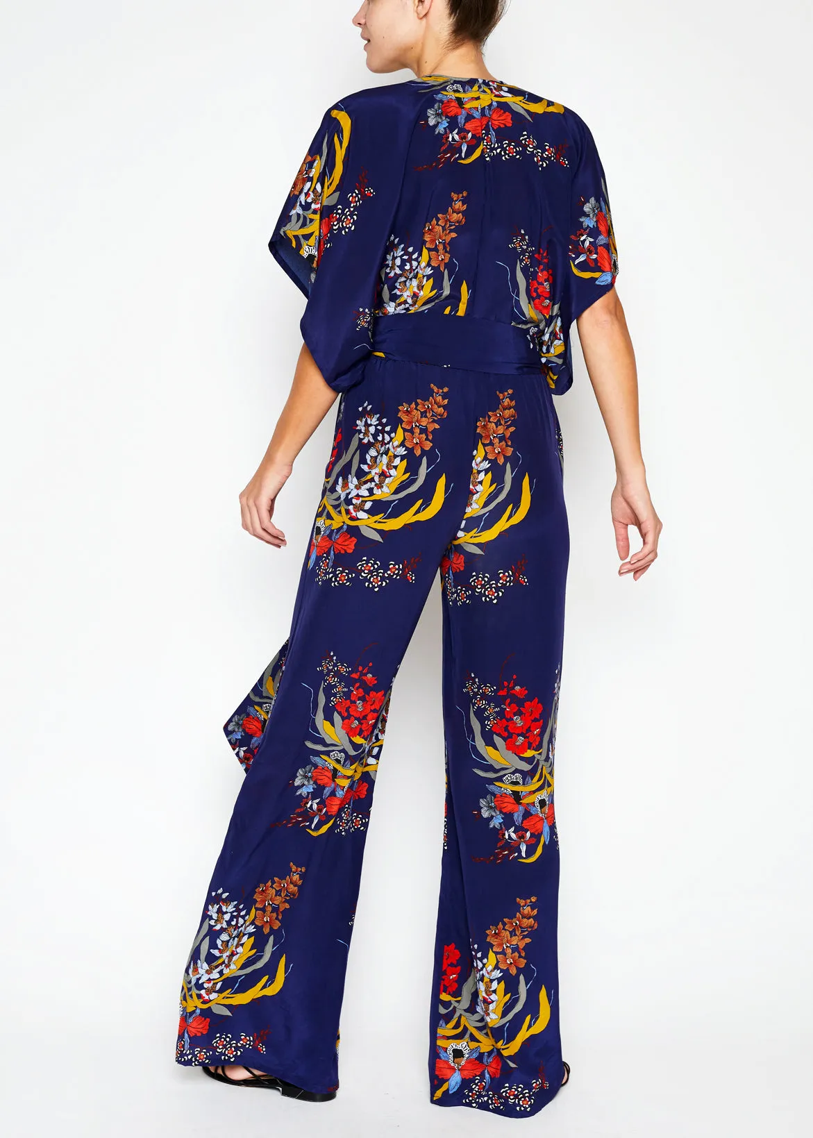 Natasha Navy Floral Jumpsuit