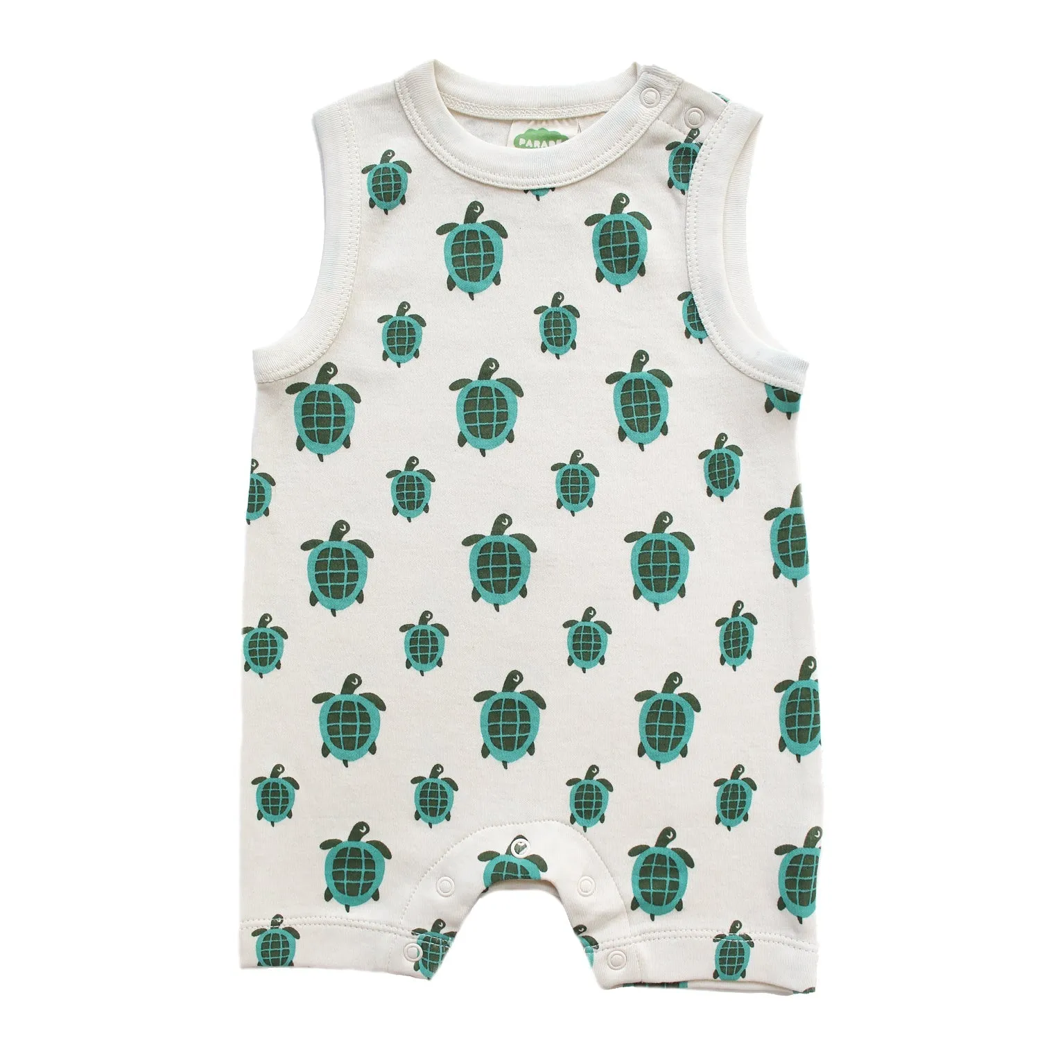 Organic Tank Rompers - Signature Prints