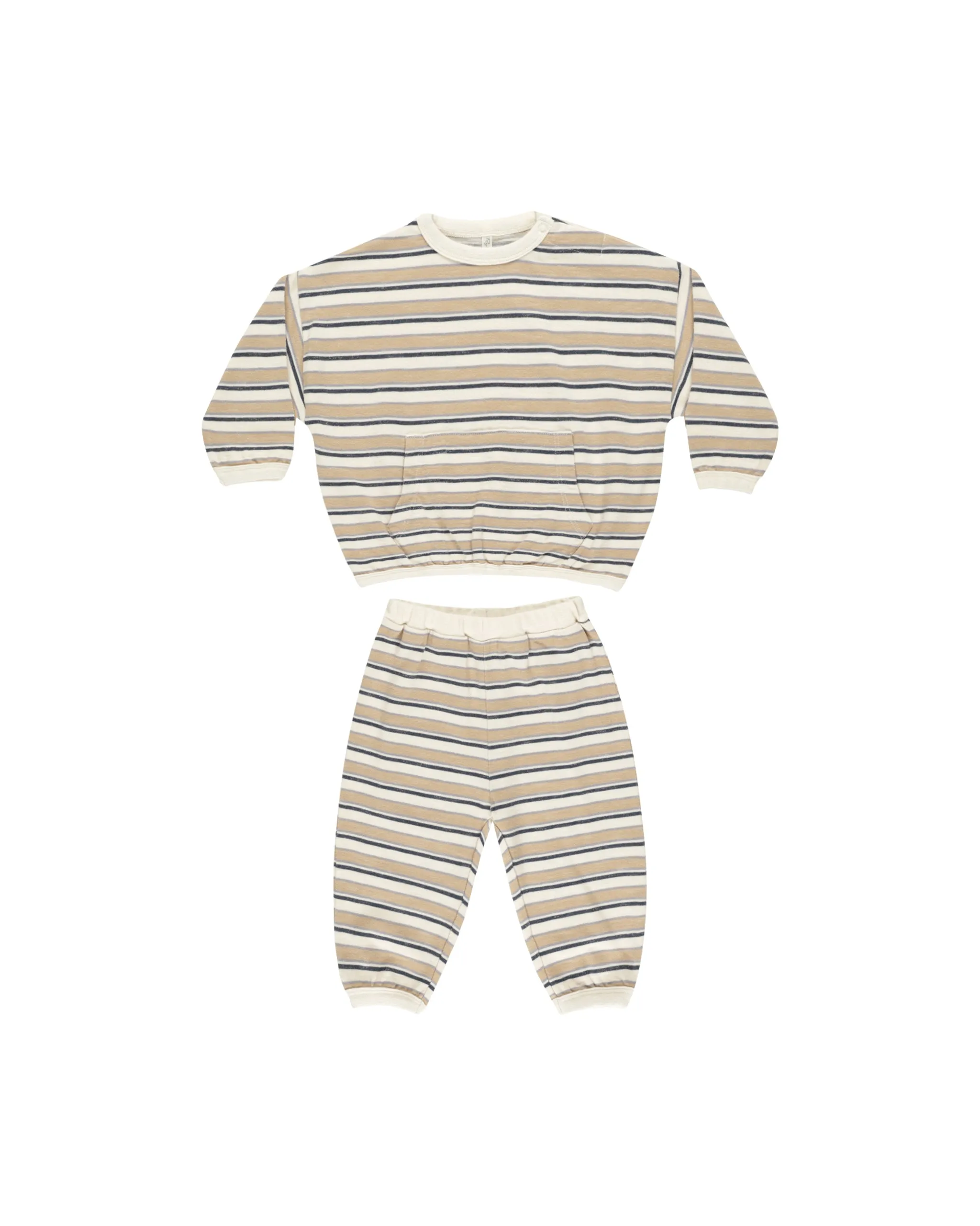 Relaxed Set - Blue Vintage Stripe