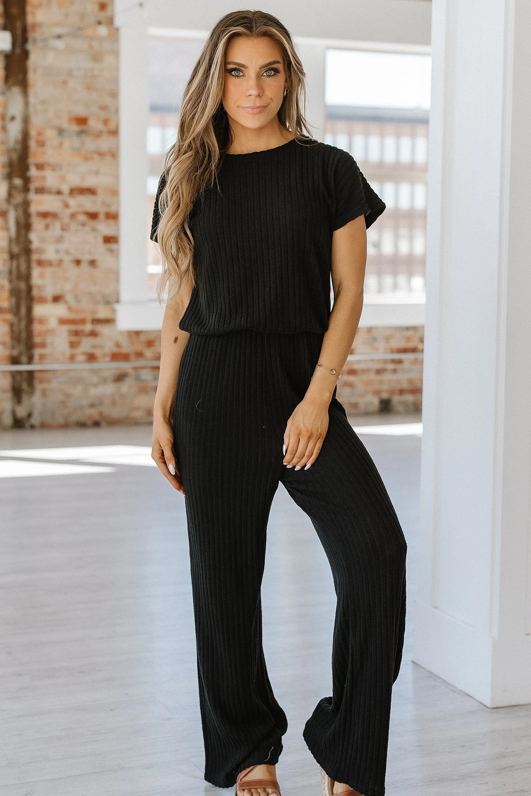 Robyn Ribbed Jumpsuit | S-2XL | PRE ORDER