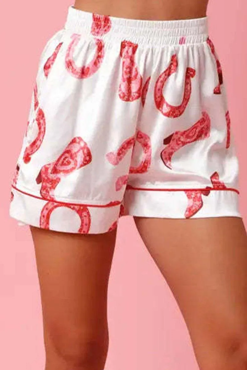 Satin Valentine Pajama Sets