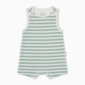 Striped Terry Towelling Beach Romper