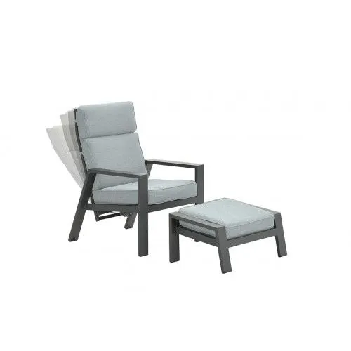 The Monaco Aluminium Recliner Set