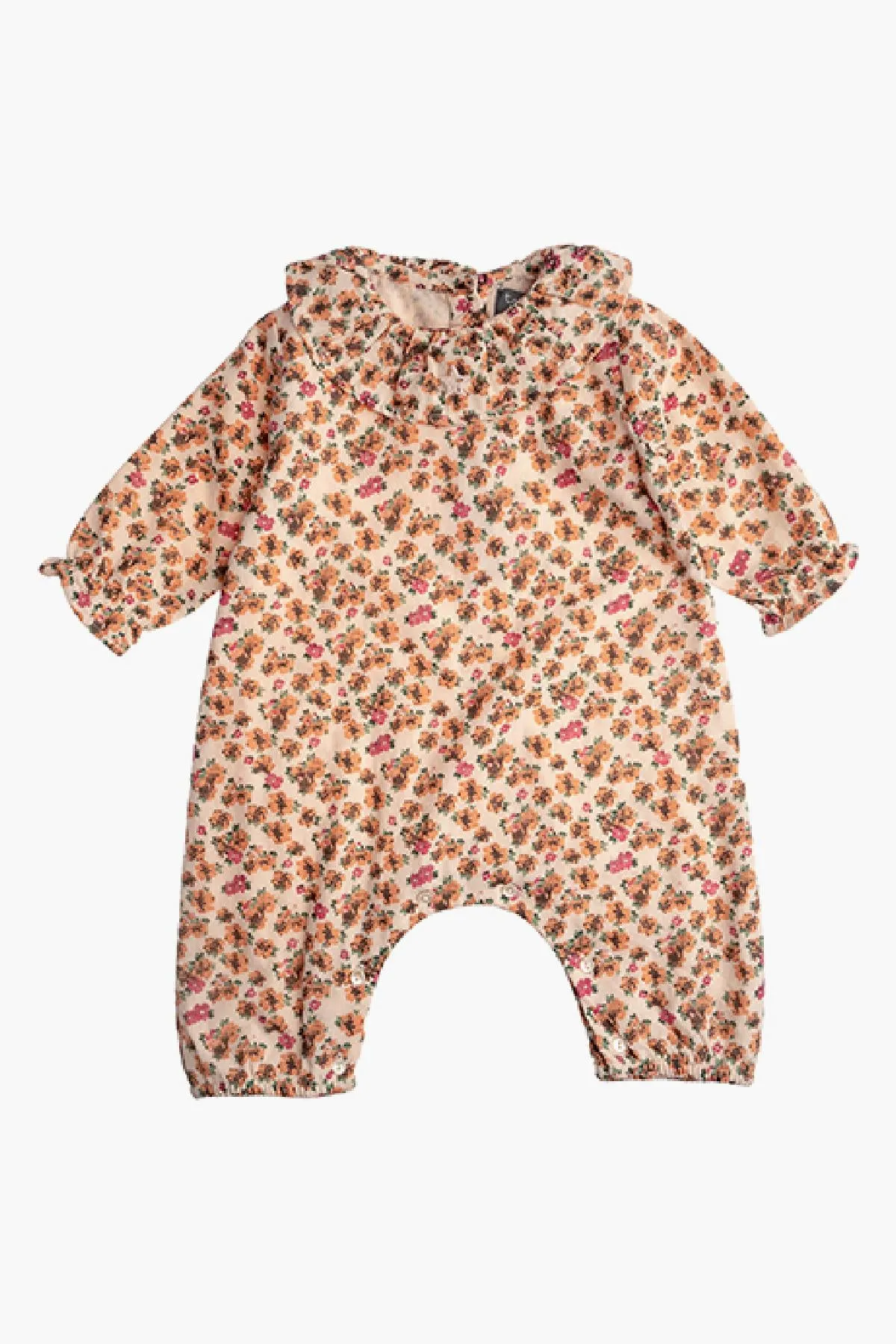 Tocoto Vintage Liberty Flower Ruffle Baby Romper (Size 12M left)