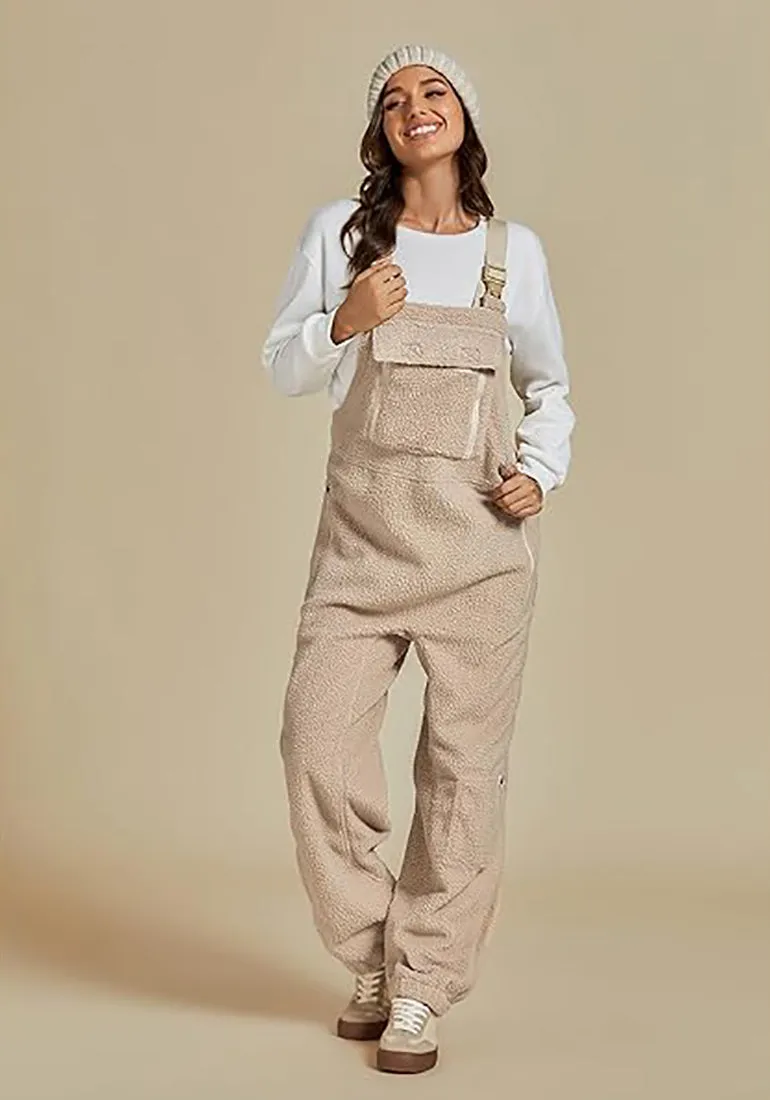 Women's Casual Adjustable Strap Overall Wide Leg Sport Polyster Fashion